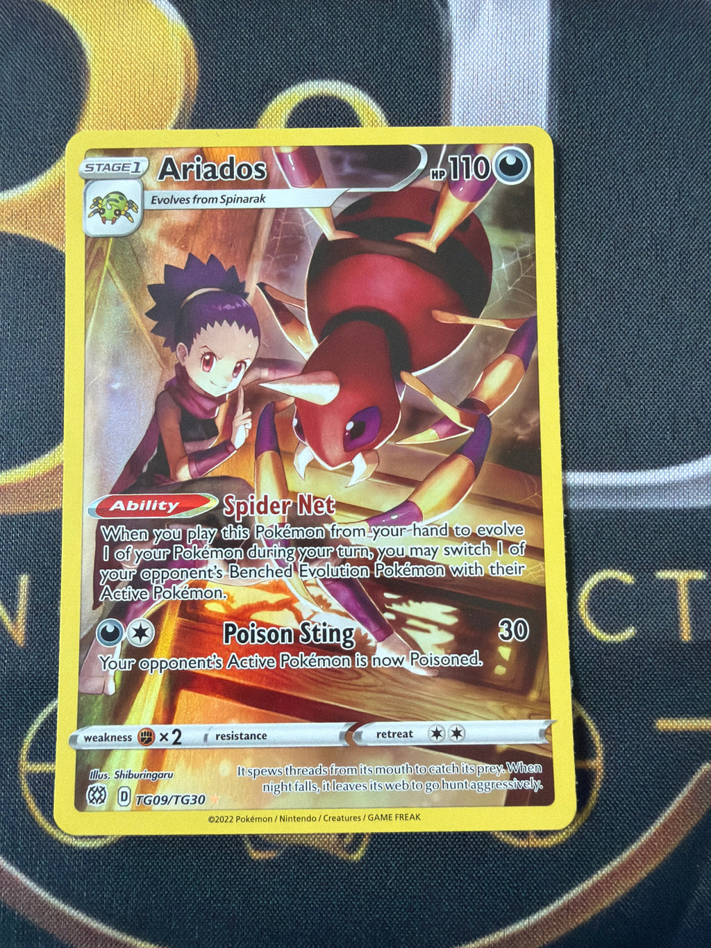Ariados TG09/TG30 — Brilliant Stars — Trainer Gallery — Illus. Shiburingaru — NM